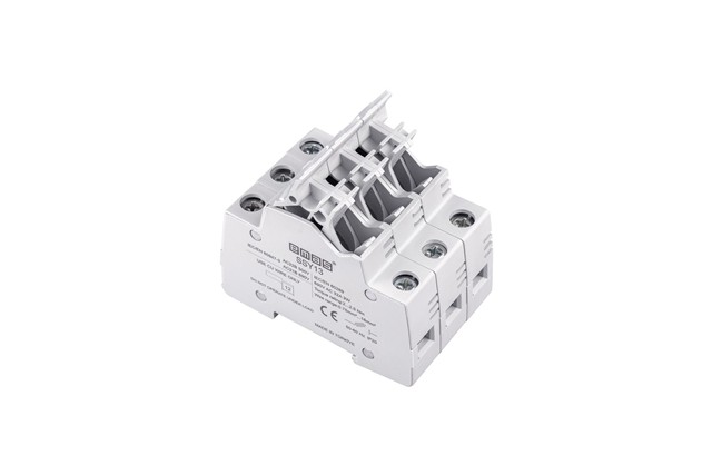 SSY Series 10*38 mm Cylindrical Fuse holders 3P
